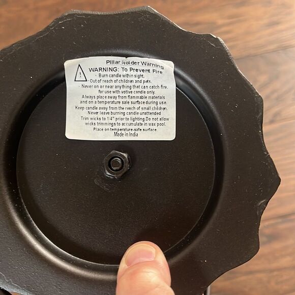 Pumpkin Fall Candle Decor Rustic Industrial vibe - Picture 7 of 7